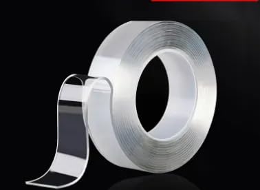 Double Sided Tape Heavy Duty, Nano Double Sided Adhesive Tape, Clear Mounting Tape Picture Hanging Adhesive Strips (9.85FT)