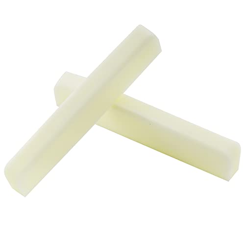 Musiclily Pro Universal Jumbo Guitar Bone Nut Blank For Acoustic And Electric Guitar, Ivory (Set Of 2) #TOP3