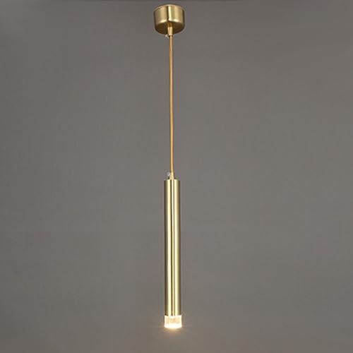 Luces cilíndricas ultrafinas doradas para techos bajos que buscan amplitud 2