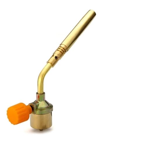 1 soplete de soldadura de latón, soplete de gas propano con gatillo de encendido automático, quemador de soldadura con calefacción, boquillas de plomería for soldar y acampar.