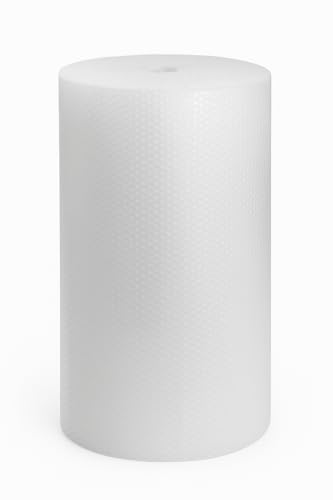 Image of Premium Bubble Wrap Packing Roll for Safety, Multipurpose Packing Needs 1 Meter Wide Transparent (30 Gsm, 100 Meter)