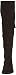 Tamaris 1-1-25537-23, Botas Mosqueteras para Mujer, Negro (Black 1), 38 EU
