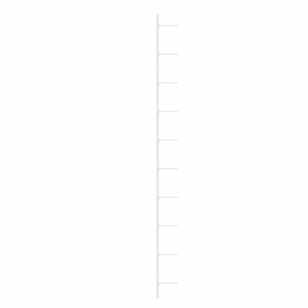 Wand-Weinregal Metall Weiß 2 Stück 10 Flaschen Flaschenregal für Küche Speisekammer Barregal Weinaufbewahrung Organizer Lagerung modernes Design