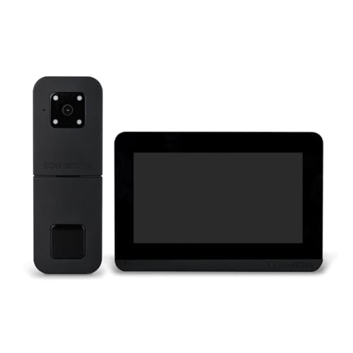 Interphone vidéo sans fil écran tactile 7 pouces avec commande de gâche électrique