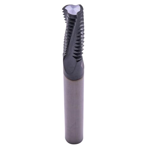 Image of 1 /2-13 UN Solid Carbide Thread Mill - AlCrN Coated, 3 Helical Flute | Thread end Mill, .370 inch Cutting Diameter, 3 /8 inch Shank Diameter, 13 Pitch Length of Cut(1.00), 3-1 /2 inch Overall Length