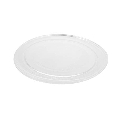 Garneck Plato De Vidrio Para Microondas Bandeja De Vidrio Plato Para Microondas