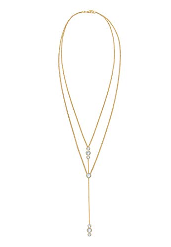 Elli Collana Donne Catena a Y Geo Strati con