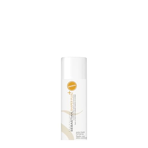 Sebastian Professional Shaper Plus Mini Hairspray, 80% VOC | Humidity Resistant, Original Extra Hold | Travel Size, 1.3 oz