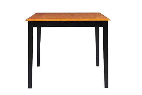 Boraam Shaker Table, Black/Oak #TOP1