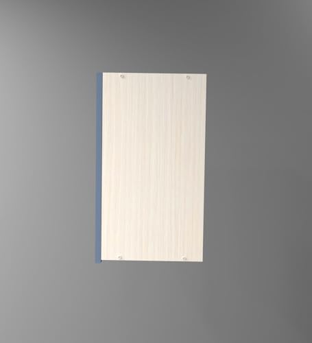 Image of SPECIALITY PANELS 2 Door Wall Cabinet with UV Profile Shutter | Wall Mounted Storage Cabinet for Kitchen Bathroom Living Room | Wooden Wall Cabinet Organizer Blueberry Finish DIY Assembly