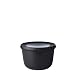 Produktbild Mepal Multi Bowl Cirqula Round - Mikrowellen Geschir - Geeignet als Luftdichte Aufbewahrungsbox für den Kühlschrank, Mikrowellengeschirr & als Frischhaltedosen - 500 ml - Nordic black