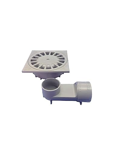 Hidrotecnoagua desagües de suelo - Sumidero vert-hz. t-88vh 360º 10x10 diámetro 40