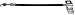 Dorman H622473 Rear Passenger Side Brake Hydraulic Hose Compatible with Select Ford Models