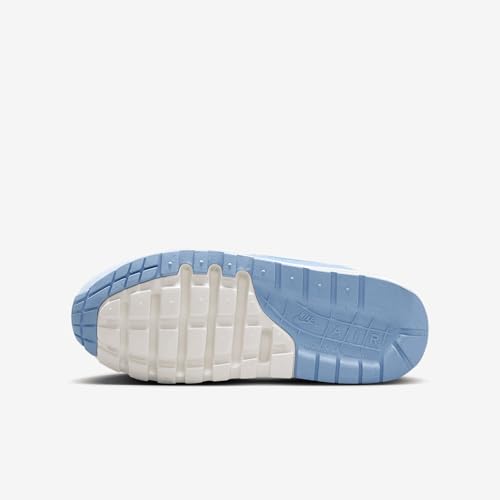 Nike Air Max 1 Big Kids' Shoes (DZ3307-116, Sail/Blue Tint/Psychic Blue)2