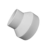 150 mm auf 100 mm Reduzieradapter für Rundstift-Rohrleitungen – Anschluss für sichere Belüftung, Abluftventilator und Klimaanlagen-Rohrleitungen 110-150mm/H:112mm