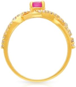 Malabar Gold & Diamonds 22K Yellow Gold Ring for Women | 22 Kt BIS Hallmark Certified Gold Jewellery for Birthday, Anniversary, Rakhi Gift