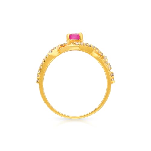 Malabar Gold & Diamonds 22K Yellow Gold Ring for Women | 22 Kt BIS Hallmark Certified Gold Jewellery for Birthday, Anniversary, Rakhi Gift