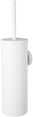 Haceka Kosmos 1142255 Toilet Brush Holder - for Attachment - White Metal/Steel by Haceka