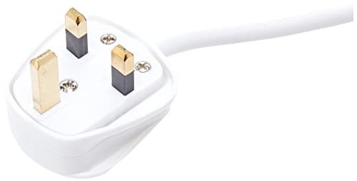 PRO ELEC PELB1901 4 Gang Extension Lead 0.5m, White