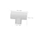 Veemoon 12pcs Water Pipe Reducer Tee Way Connector Pvc Pipe Accessories Leakproof Tee Fitting for Diy Home Industry Adapter