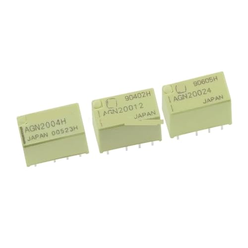 Relais de signal AGQ AGN 2004H miniature à 8 broches pour circuits imprimés
