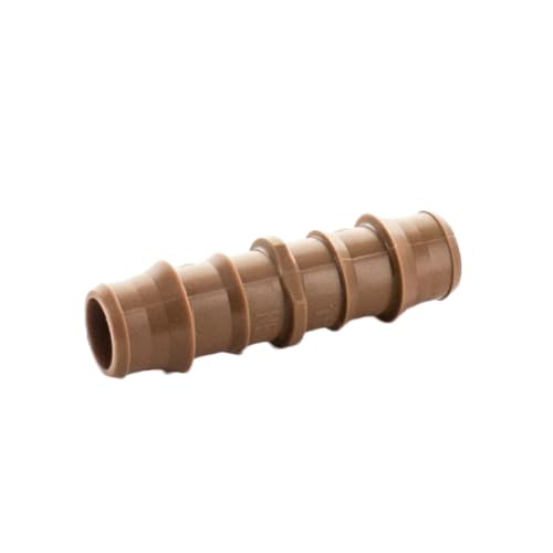 Netafim 17mm Techline Insert Coupling - Drip Irrigation Barbed Insert Connector | Fits Hose Sizes 17mm 0.56