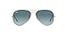 Produktbild Ray-Ban Sonnenbrille RB3025 AVIATOR LARGE METAL 001/3M Unisex Farbe Gold Glas Blau Größe 55 mm