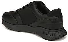 Dr. Scholl's Mens Nolan Work Soft Toe Slip Resistant Lace Up Sneaker Black Smooth 9.5 M | Image 4
