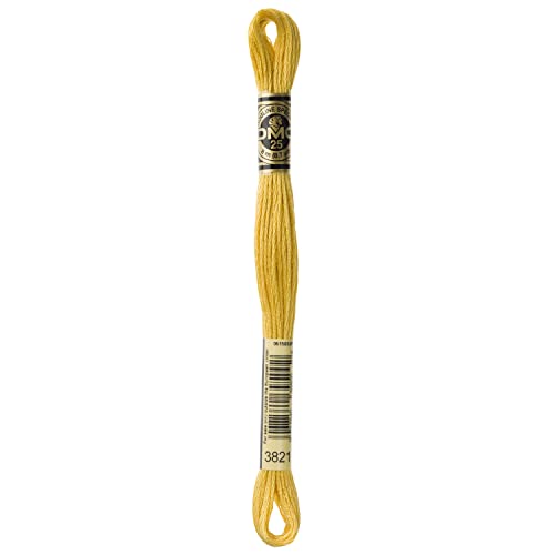 Image of DMC 6-Strand Embroidery Cotton Floss, Straw