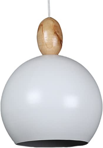 Image of MONI Lights Hanging Tulip Cone Disc Ceiling Light Lamp Home Decor Items, Hanging Ceiling Decorative Chandelier Home, Living Room, Indoor Outdoor Jhumar Lighing ML 0109WH White