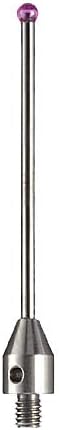 SUXING CMM Touch Probe Stylus 3mm Diameter Ruby Ball Tip Tungsten Carbide Stem M4 Thread Styli 50mm Length A-5003-3680