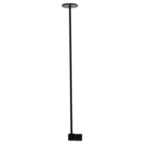 TOMOYASU アイアンハンガーバー tenki 専用シーリングブラケット L字 ブラック 50cm 日本製 Z3K 室内物干し ハンガーパイプ ハンギングバー コの字