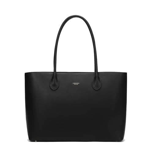 Carlheim, Gotland Genuine Leather collection, Olivia Genuine Leather Handbag (Black)