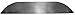 Tandem Axle 9x72 Smooth Trailer Fender Back