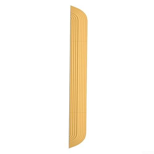 Gdfnmogo Accesorios de barra de umbral de robot de limpieza para ECOVACS, ROBOROCK, Yunzhijia, rampa de silicona para aspiradoras robóticas, 68-77 cm de longitud, 1,4-2 (altura 1,6 cm, amarillo)