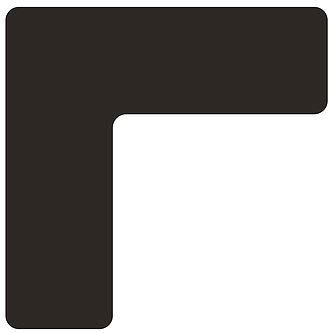 5S Location Marking Corner- (Various Sizes Available) Durable L Shaped Floor Marker by Graphical Warehouse- Vibrant Colors, Rounded Corners (6x6x2