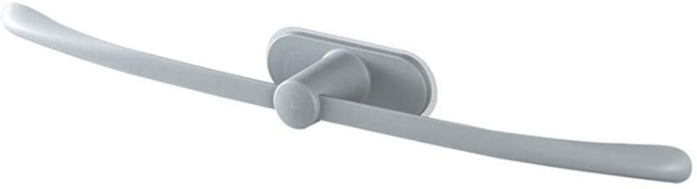 FGXHHS Towel Rail Shelf Holder Bathroom Non-Perforated Rack Plastic Bar Non-Marking Storage (Blue : D)