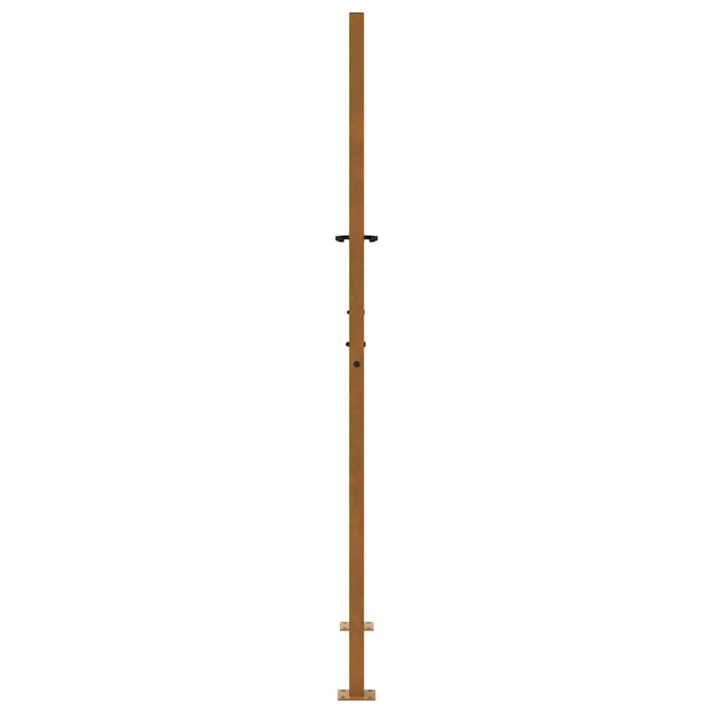 Cancello da Giardino 105x180 cm Acciaio Corten Design a Croce,Cancello da Giardino,Cancelletto da Giardino,Cancello per Recinzione,Cancello Giardino Esterno-4101007