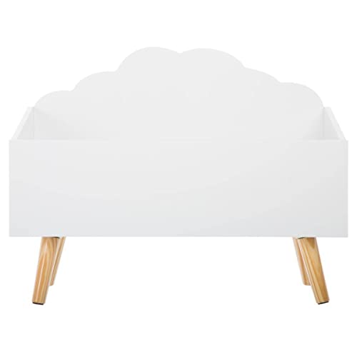 Cofre Infantil Nuage Blanco Elegante de Madera Lacada 4