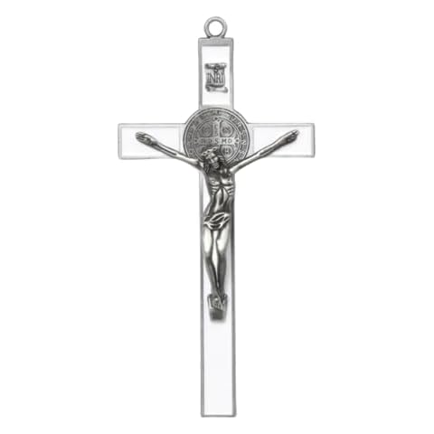 KAIBEIYUAN Silver Wall Crucifix Decor Cover