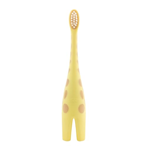 Dr. Brown's Baby Giraffe Toothbrush, Soft for First Teeth, 0-3 Years (2 Pack)