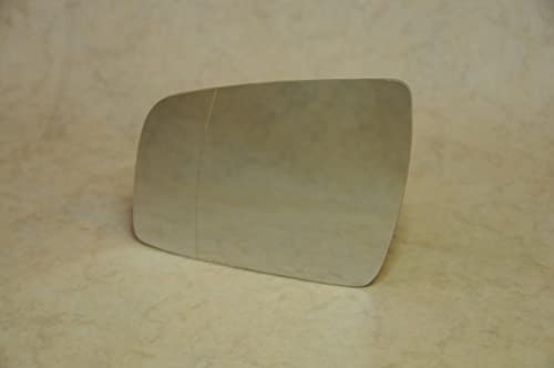  Specchio Retrovisore specchietto esterno - Sinistro, Solo Vetro con Biadesivo, Curvo, Cromato Compatibile con Opel Zafira B dal 2010