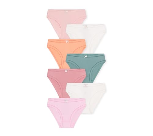 Petit Bateau Pack of 7 plain cotton children's panties SIZES 2-14