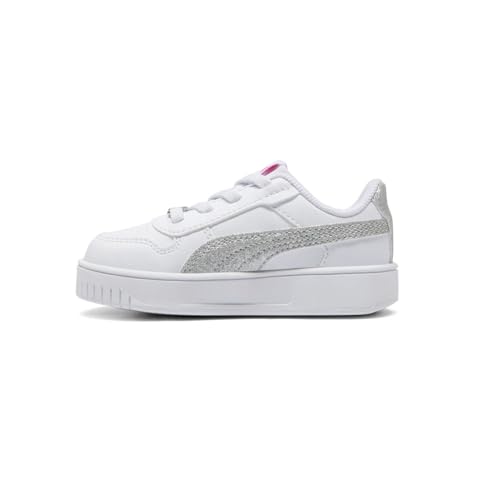PUMA Toddler Girls Carina Street Shine Bright Slip On Sneakers Shoes Casual - White3