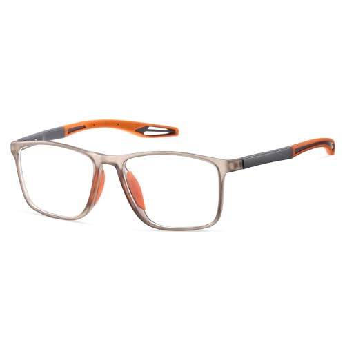 Myopia Distance Sport Glasses for Men Women, Blue Light Blocking Near Sighted Driving Ultralight...