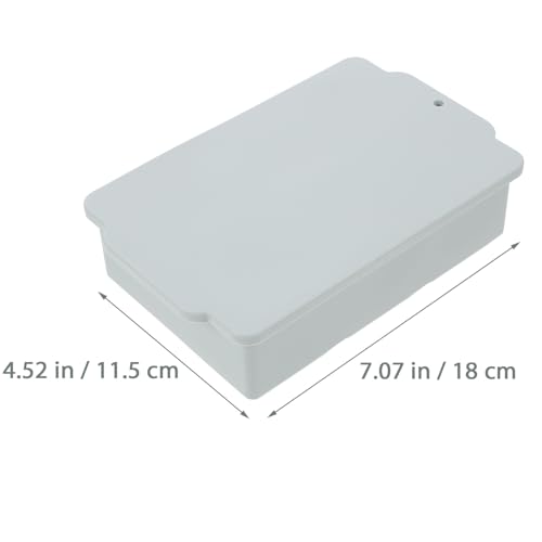 Molde de silicona para cubitos de hielo con tapa, resistente y compacto miniatura 2