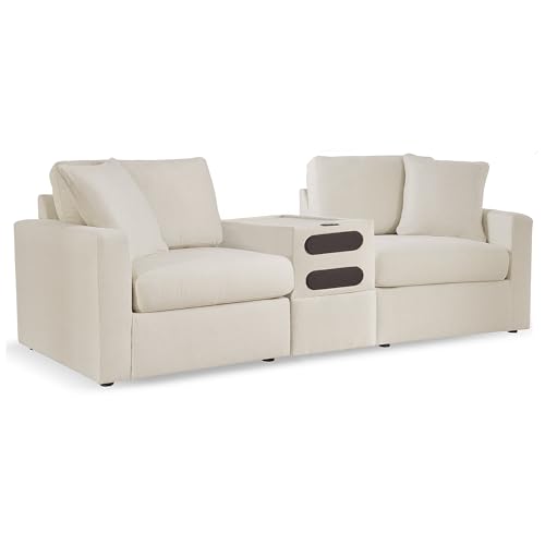 Image of Signature Design by Ashley Small Sectional Sofa with Audio Console