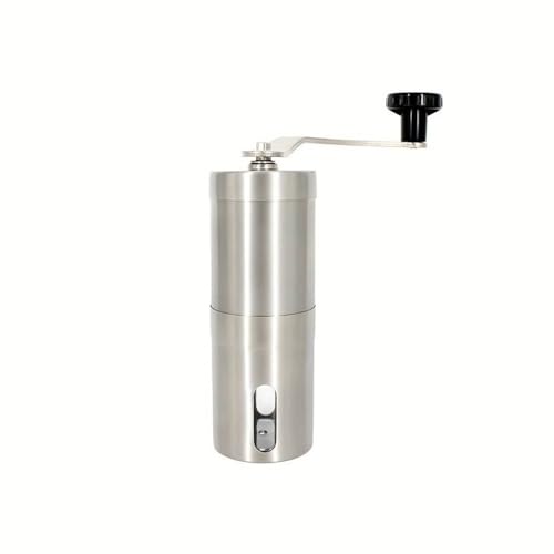 HUIJIQX Molinillo de café manual de acero inoxidable, hecho a mano, molinillo de granos de café, herramienta de cocina, accesorios de café (S)