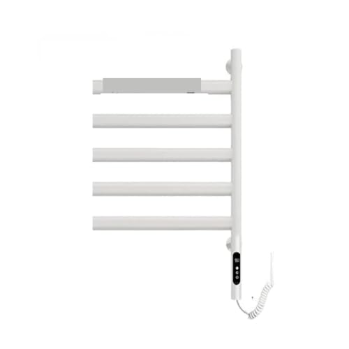 Sèche-serviette électrique étanche en inox blanc, support mural chauffant basse consommation - 3