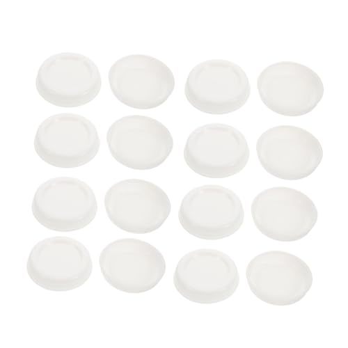 DIYEAH Multi-Purpose Plastic Tube Caps 30pcs for Mail Storage Craft Cardboard Tube Covers